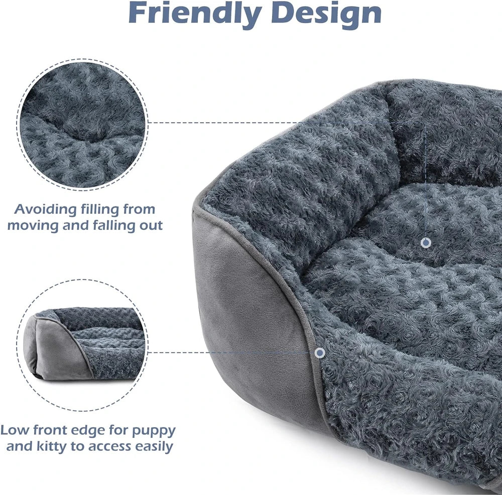 Invenho Orthopedic Cuddler Dog Bed