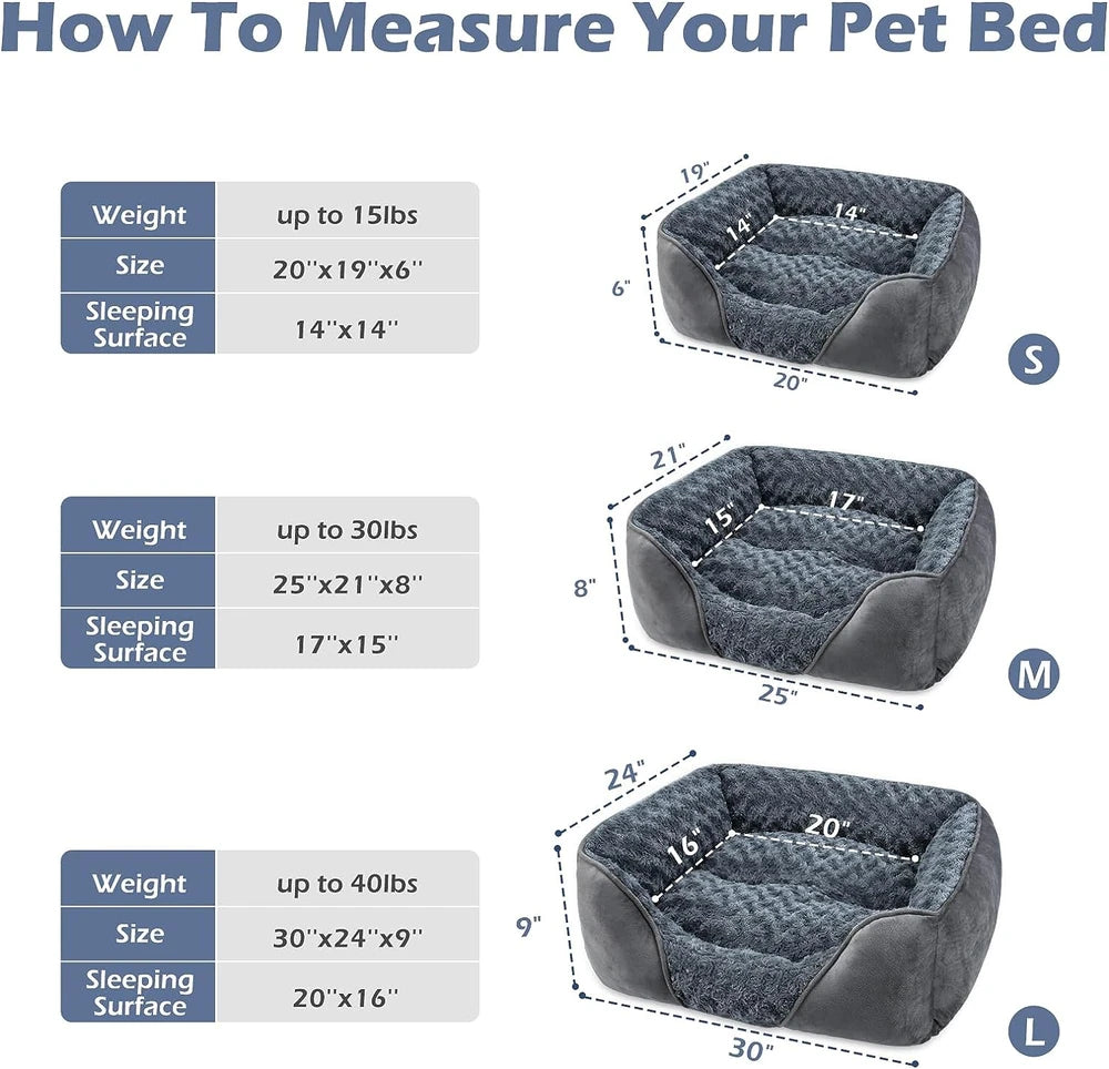 Invenho Orthopedic Cuddler Dog Bed