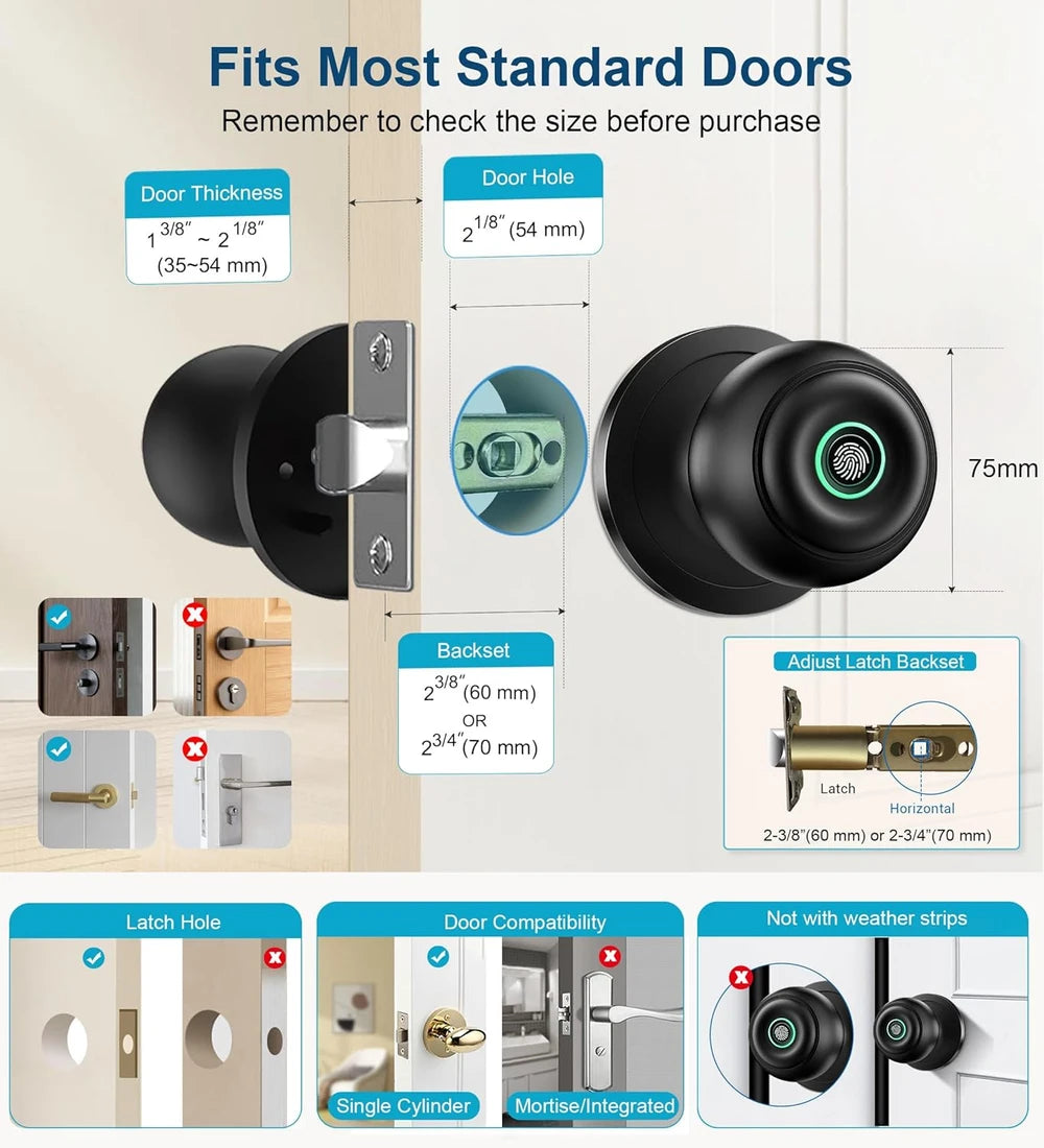 Biometric Fingerprint Door Lock