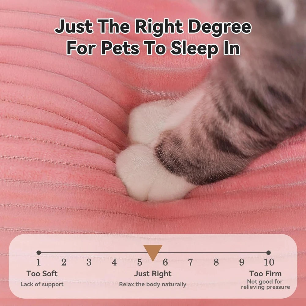 Fluffy Rectangular Pet Bed