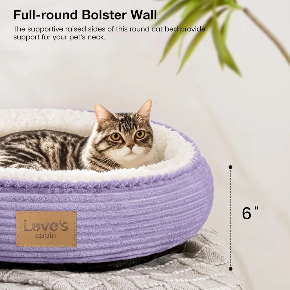 Round Donut Pet Bed