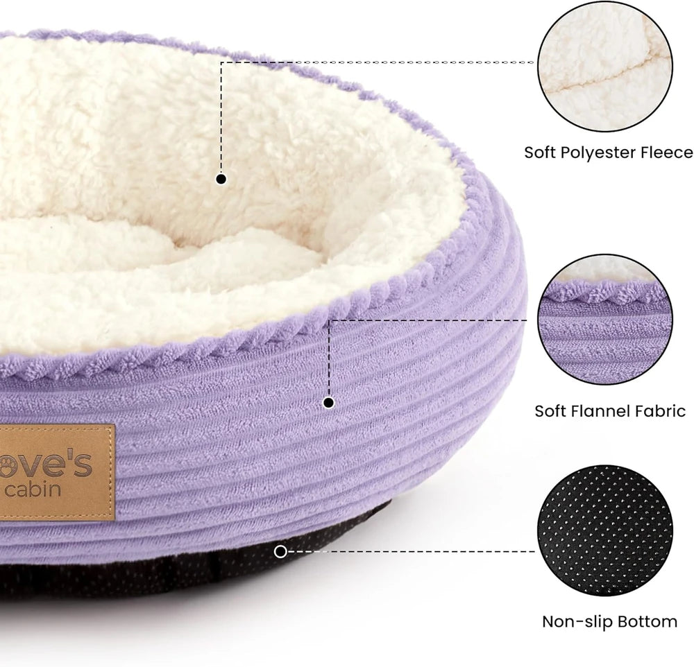 Round Donut Pet Bed