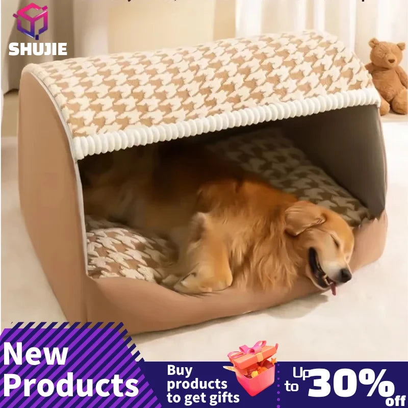 Plaid Indoor Pet Bed