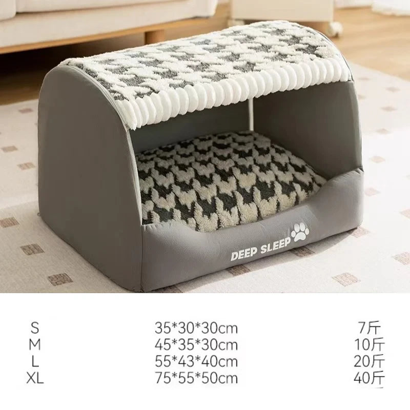 Plaid Indoor Pet Bed