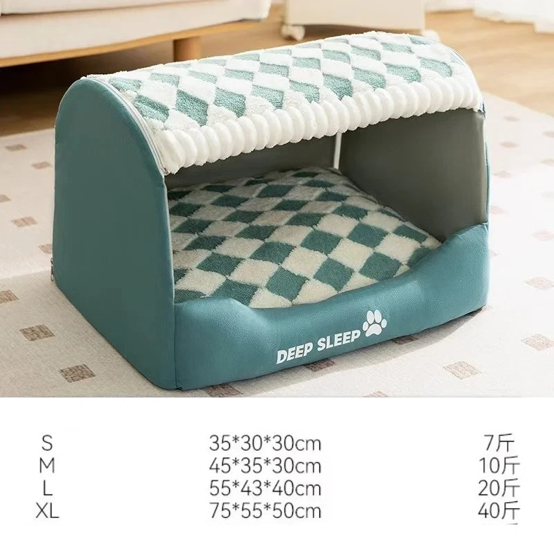 Plaid Indoor Pet Bed