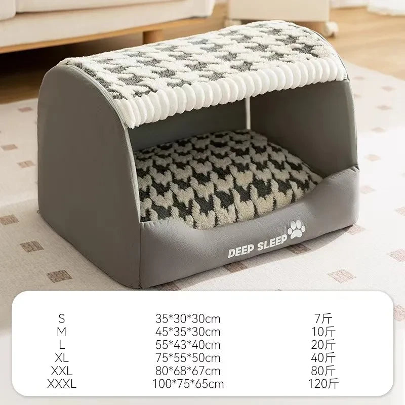 Plaid Indoor Pet Bed