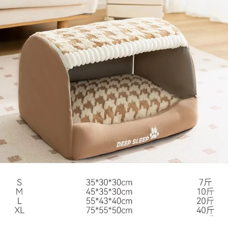 Plaid Indoor Pet Bed