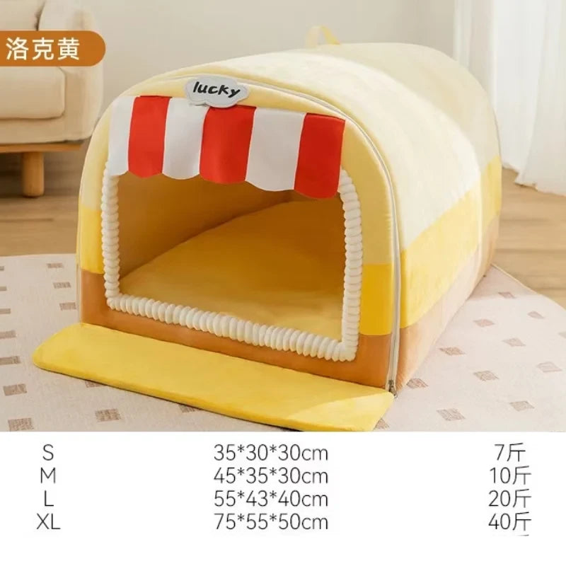 Plaid Indoor Pet Bed