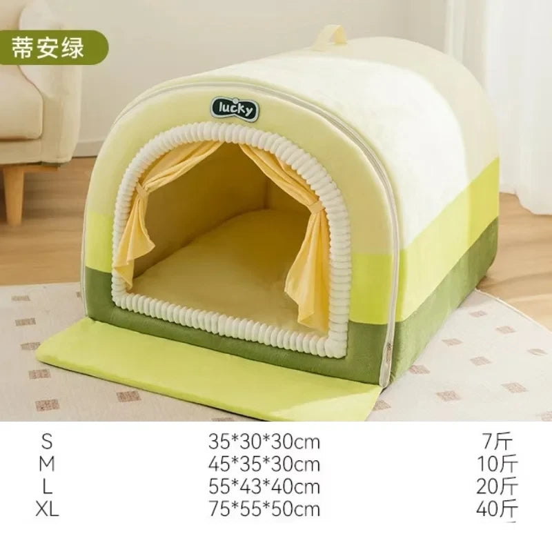 Plaid Indoor Pet Bed