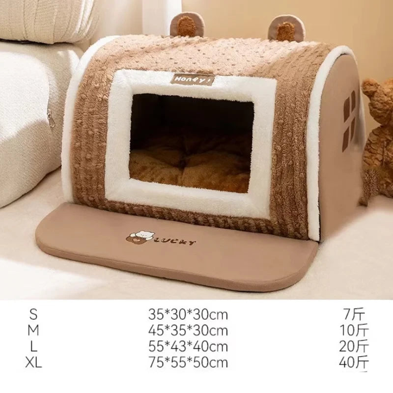 Plaid Indoor Pet Bed