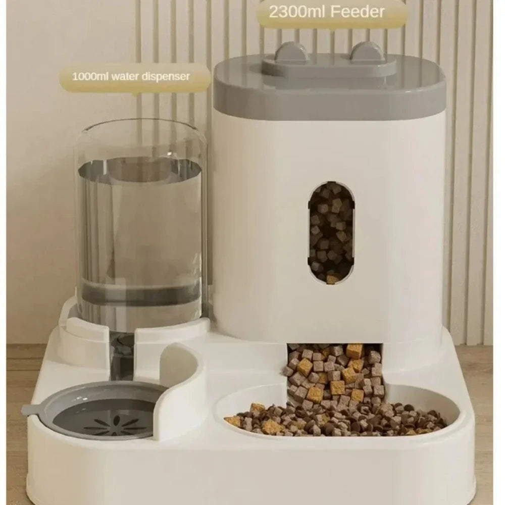 Automatic Pet Food Feeder and Water Dispenser