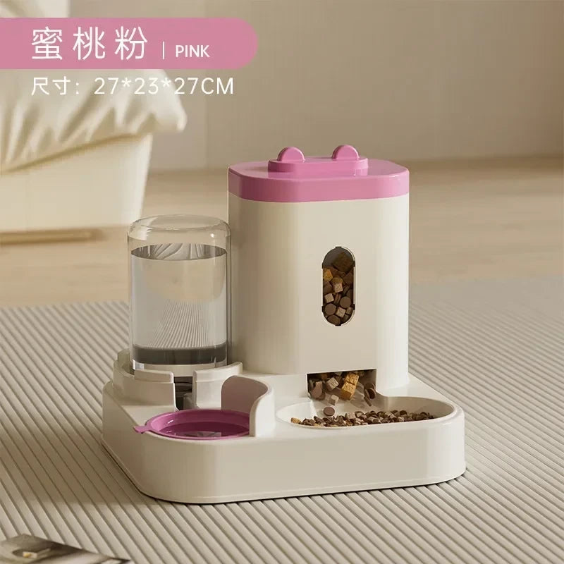 Automatic Pet Food Feeder and Water Dispenser