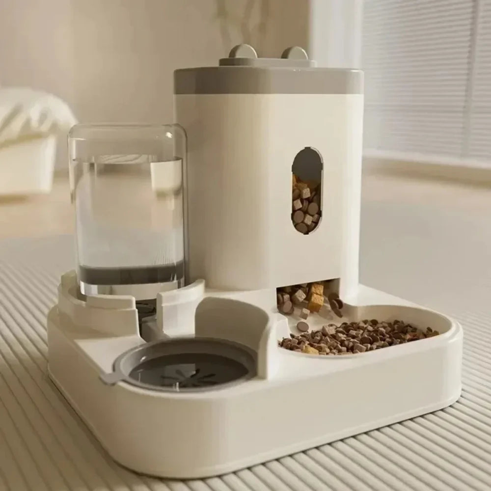 Automatic Pet Food Feeder and Water Dispenser