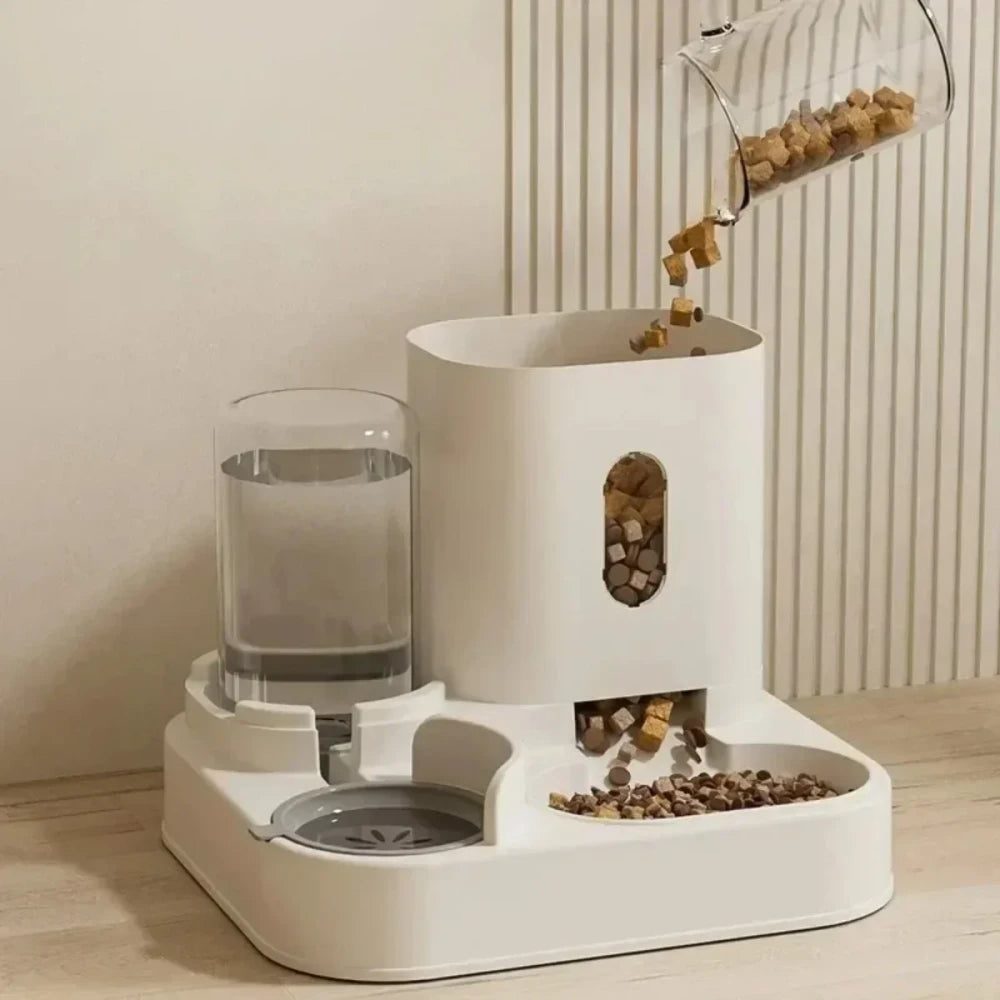 Automatic Pet Food Feeder and Water Dispenser