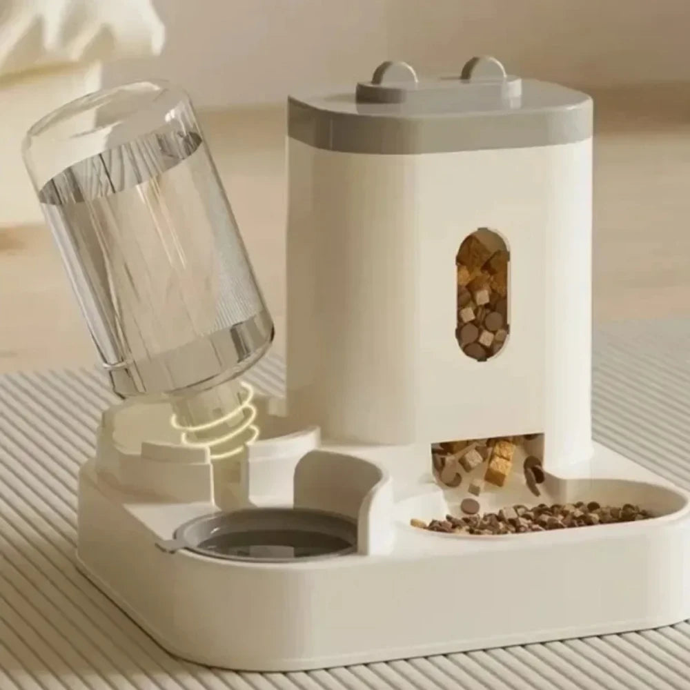 Automatic Pet Food Feeder and Water Dispenser