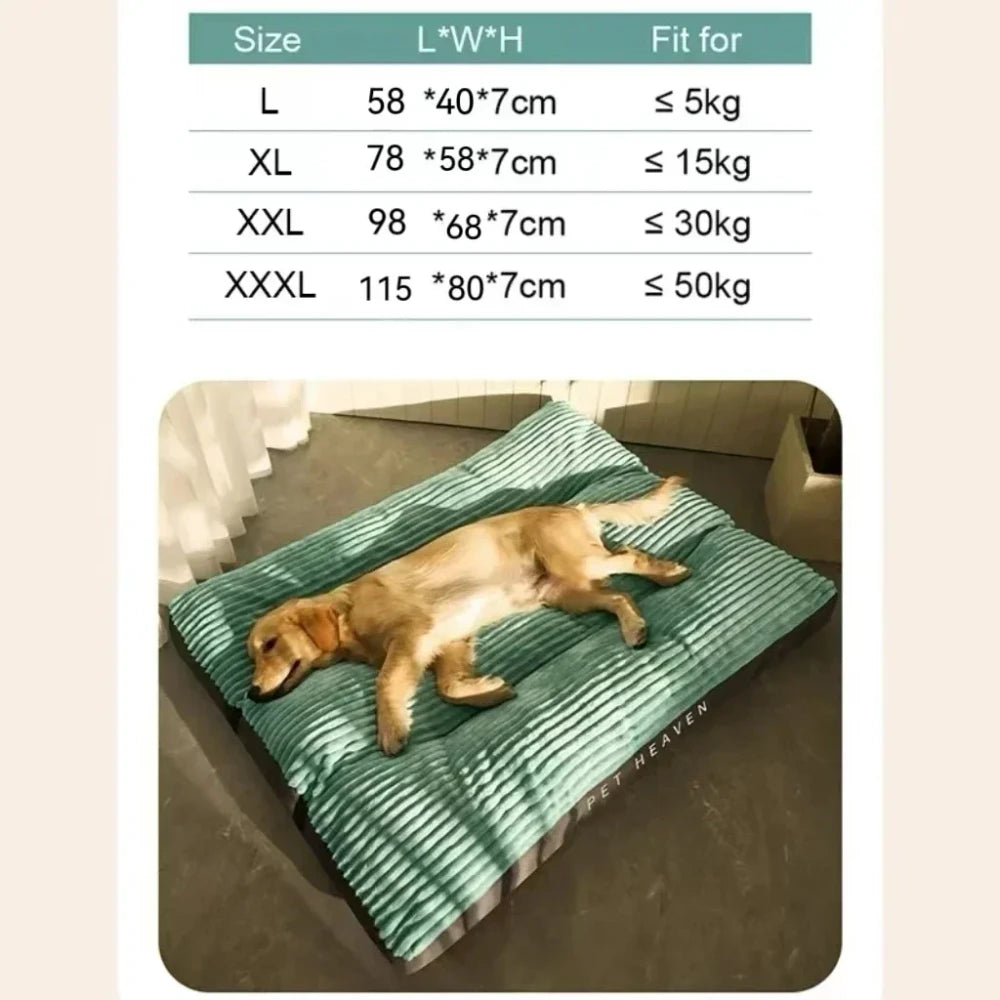 Large Breed Corduroy Dog Bed