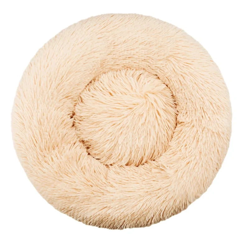 Round Plush Pet Bed