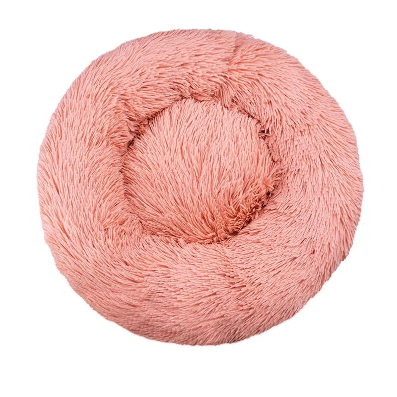 Round Plush Pet Bed