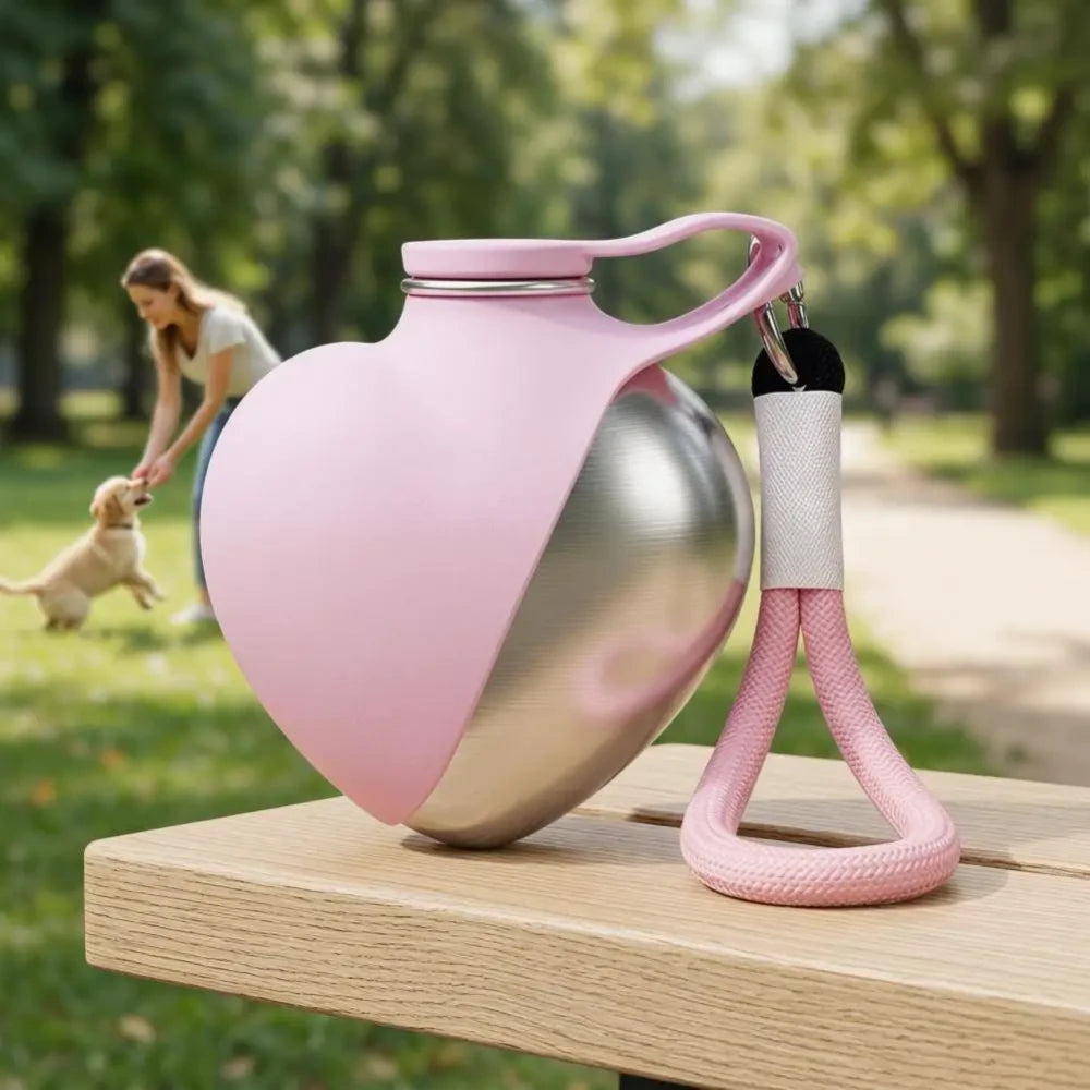 Portable Stainless Steel Pet Water Bottle