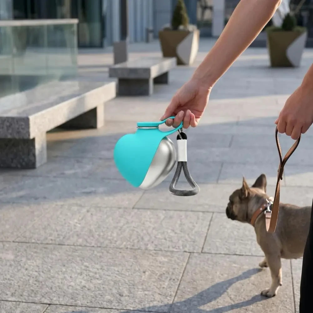 Portable Stainless Steel Pet Water Bottle