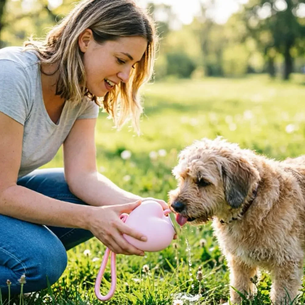 Portable Stainless Steel Pet Water Bottle