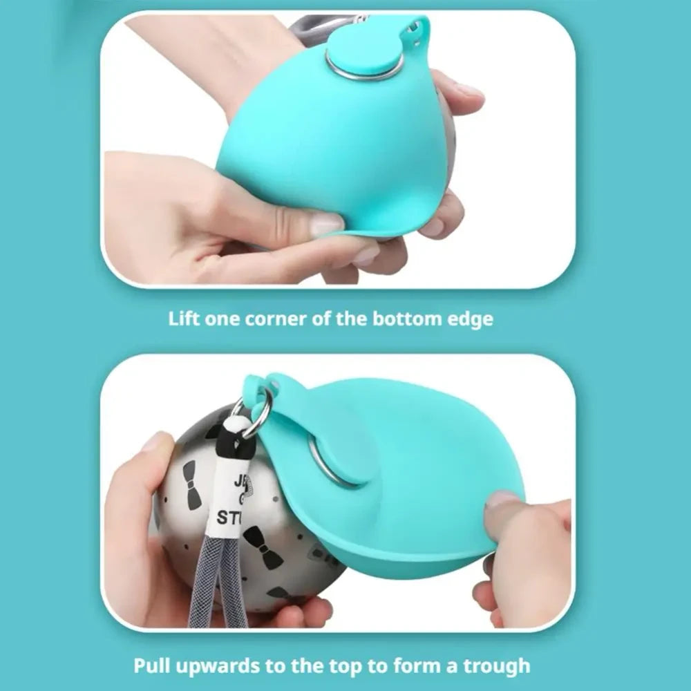 Portable Stainless Steel Pet Water Bottle