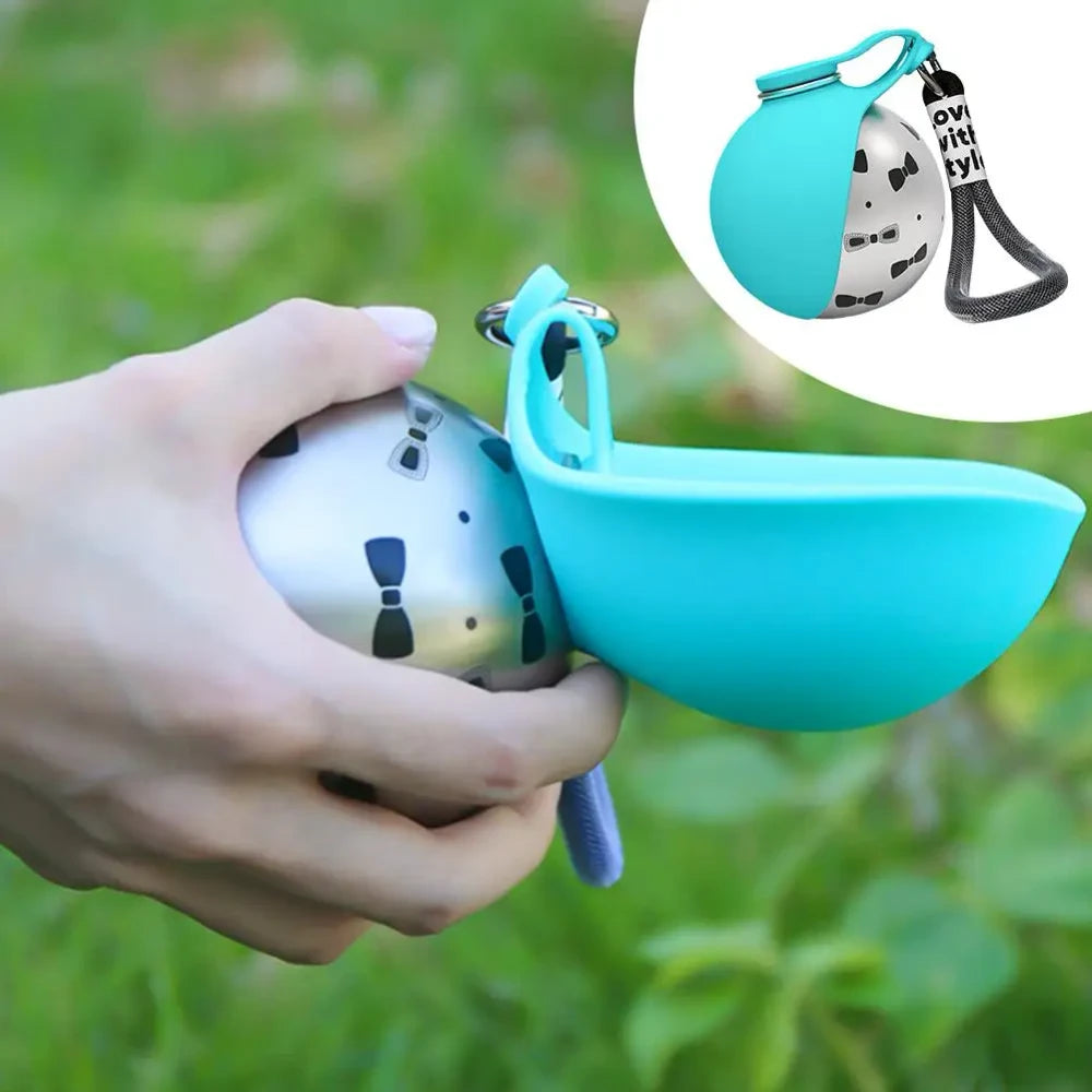 Portable Stainless Steel Pet Water Bottle