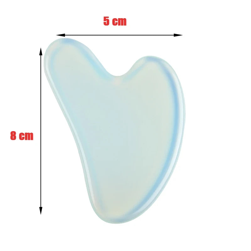 Natural Rose Quartz Facial Gua Sha