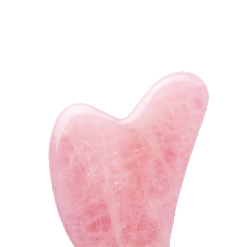 Natural Rose Quartz Facial Gua Sha